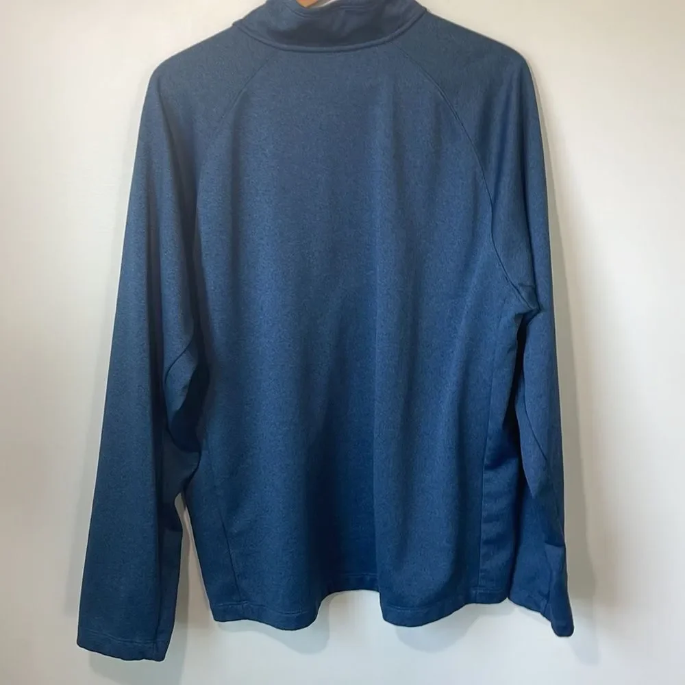 North Face Canyonlands Shady Blue Half Zip Jacket in XL Hiking Outdoors PNW